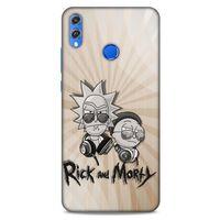 Huawei Honor 8x Uyumlu Kılıf Rick And Morty (16) Kalın Kılıf Jessica