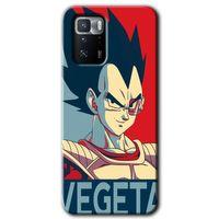 Poco x3 GT Kılıf HD Desen Baskılı Arka Kapak + Temperli Cam - Vegeta