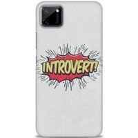 Realme C11 Kılıf HD Baskılı Kılıf - Introvert! + Tam Ekran Koruyucu