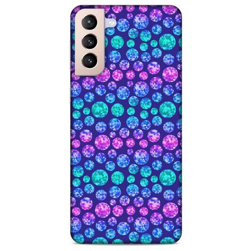 Lopard Samsung Galaxy S21 Plus Uyumlu Kılıf Geometrix (58) Baskılı Kılıf