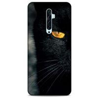 Lopard Oppo Reno 2z Uyumlu Kılıf Kediler (42) Rugged Armor Kılıf Siyah Kedi