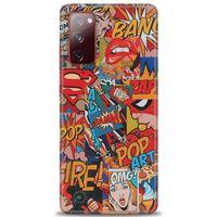 Samsung Galaxy S20 FE Kılıf HD Baskılı Kılıf - Cartoons + Tam Ekran Koruyucu