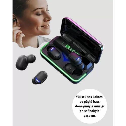 Powerbank Özellikli Bluetooth 5.1 Kulaklık Oyun Ve Müzik İçin