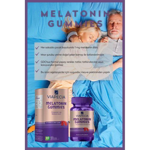 Viapecia Viapecia Melatonin 1 Mg Gummies 60 Adet Kaliteli & Düzenli Uyku