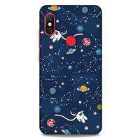 Xiaomi Mi A2 Lite Uyumlu Kılıf Mavi Delisi (21) Koruyucu Kapak Uzay