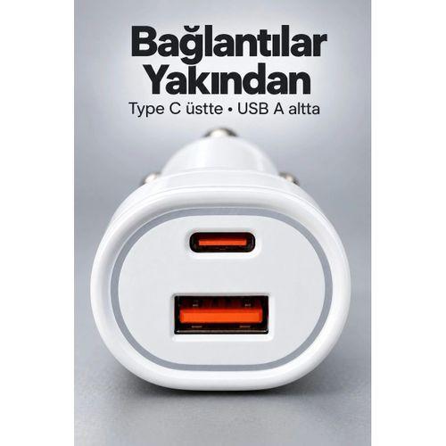 40w Maksimum Güçlü Araç İçi Şarj Cihazı