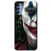 Oppo Reno 4 Kılıf HD Desen Baskılı Arka Kapak + Temperli Cam - Joker