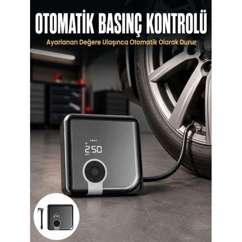 Kompakt Tasarımlı Led Işıklı Taşınabilir Diyafram Tip Kompresör Yeni Nesil