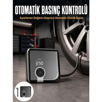Kompakt Tasarımlı Led Işıklı Taşınabilir Diyafram Tip Kompresör Yeni Nesil