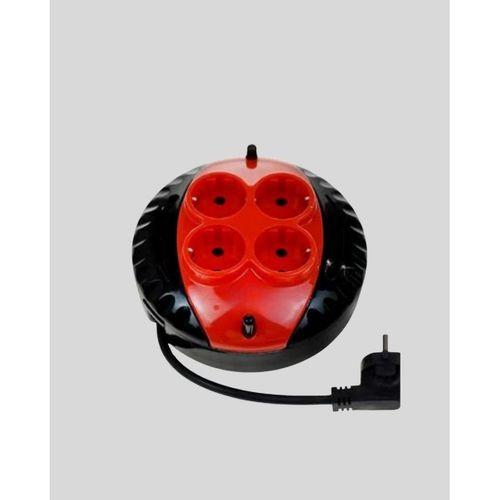 Ev Ve Ofis İçin 3 Metre Kablolu 4 Priz Makarası