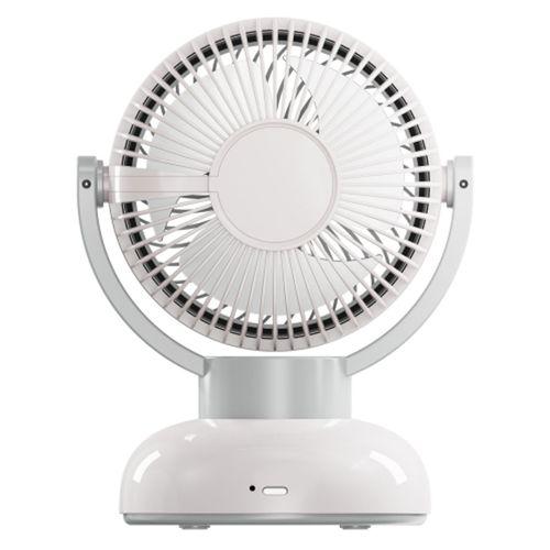 EVEREST EFN12, KREM, 3 Kademeli Hız, Masaüstü Kullanım, Taşınabilir, Dahili 1200mAh Bataryalı, USB Şarj Girişli, Vantilatör