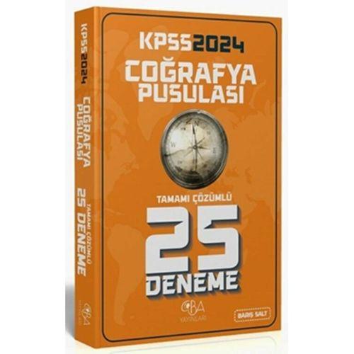 2024 KPSS Coğrafya Pusulası 25 Deneme CBA Yayınları