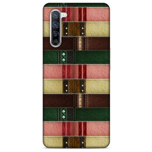 Oppo Reno 3 Pro 5g Kılıf Patchwork (41) Tank Kılıf Koyu Yeşil Pembe