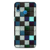 Huawei P20 Lite Kılıf Patchwork (46) Core Armor Kılıf Gri Cam Göbeği