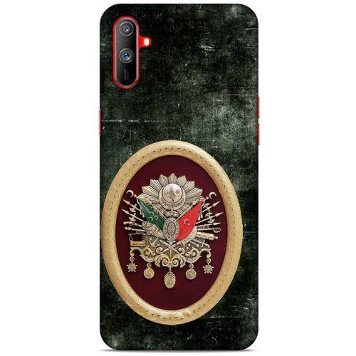 Realme C3 Uyumlu Kılıf Ottoman (8) Baskılı Kılıf Tuğra