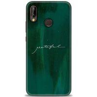 Huawei P20 Lite Kılıf HD Baskılı Kılıf - Grateful + Tam Ekran Koruyucu