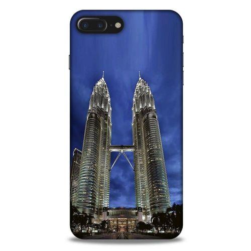 Apple Iphone 7 Plus Kılıf Dünya Mimarisi (20) Koruyucu Kılıf Petronas Kuleleri Malezya