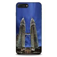 Apple Iphone 7 Plus Kılıf Dünya Mimarisi (20) Koruyucu Kılıf Petronas Kuleleri Malezya