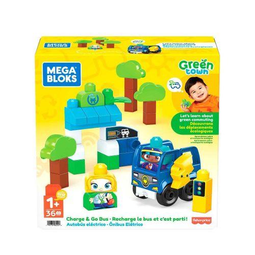 HDX90 Mega Bloks, Doğa Dostu Otobüs Seti, 36 parça, +1 yaş