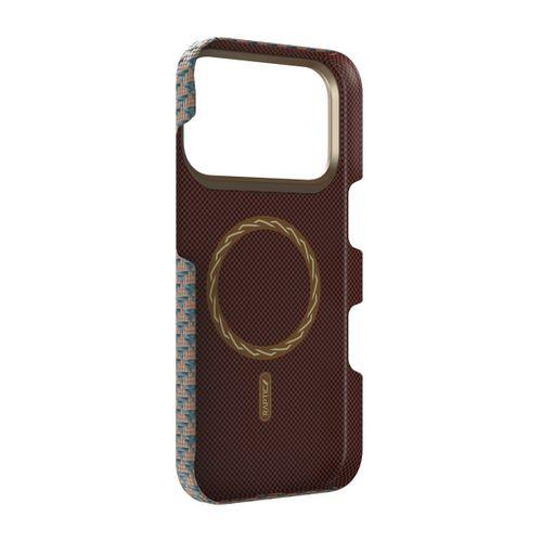 Apple iPhone 17 Pro Max Kılıf M-safe Şarj Özellikli Raptic Aramid Skin Origin Serisi Karbon Kapak