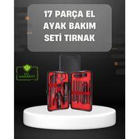 17 Parçalık Profesyonel Manikür Seti – Paslanmaz Çelik