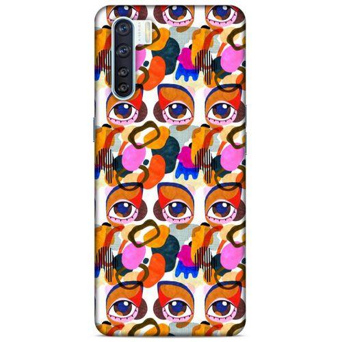 Lopard Oppo A91 Uyumlu Kılıf Sürreal Yüzler ♀ (5) Koruma Kabı Baskılı