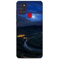 Lopard Samsung Galaxy A21s Uyumlu Kılıf Gece'S (50) Shockproof Kılıf Şehir Işıkları