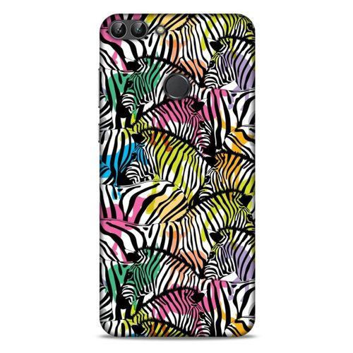 Animax Colorful Zebra Huawei Psmart Kılıf Desenli Silikon