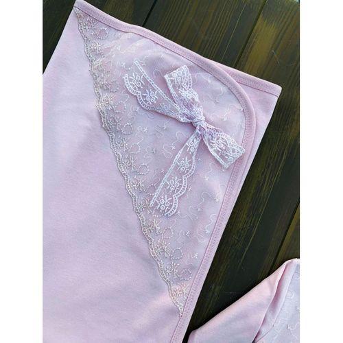 Dantel İşlemeli 10 Parça Yeni Doğan Hastane Seti %100 Pamuk