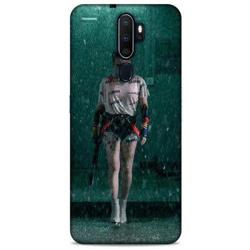 Oppo A5 2020 Uyumlu Kılıf Harley Quinn (12) Koruyucu Silikon Yeşil Yağmur