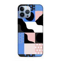 Apple iPhone 13 Pro Max Uyumlu Kılıf Insomnia (44) Tough Armor Kılıf Mavi Siyah