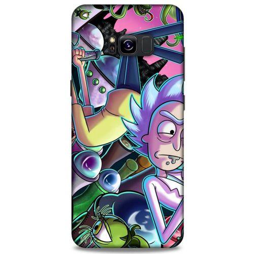Samsung Galaxy S8 Plus Uyumlu Kılıf Rick And Morty (40) Fit Silikon Kılıf Rick D. Sanchez