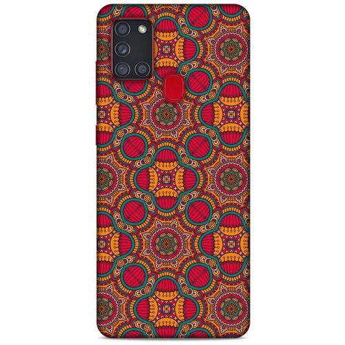 Ethnic Culture (35) Samsung Galaxy A21s Kılıf Silikon Kapak Desenli