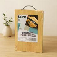 Bambu Kesme Tahtası 20x30x1.7 cm - Metal Kulplu