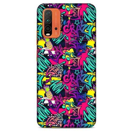Lopard Xiaomi Redmi 9T Uyumlu Kılıf Graffitix (31) TPU Kılıf