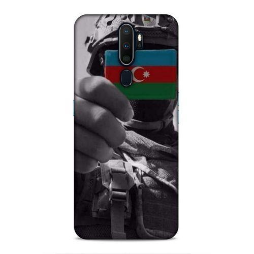 Oppo A5 2020 Uyumlu Kılıf Azarbaijan (40) Fit Silikon Kılıf Asker