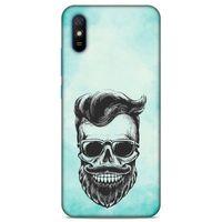 Lopard Xiaomi Redmi 9A Uyumlu Kılıf Tattoo's (25) Antişok Kapak Mustache