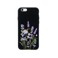 iPhone 7 Lavender Premium Siyah Lansman Silikonlu Kılıf