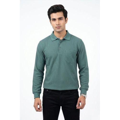 Erkek Mevsimlik Polo Yaka Cepli Sweatshirt BGL-ST05366