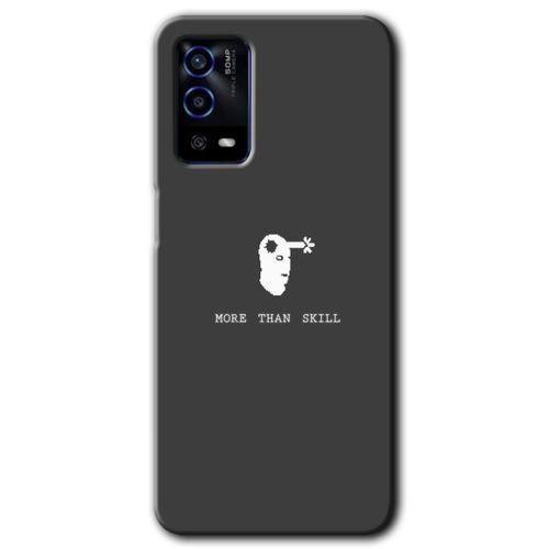 Oppo A55 Kılıf HD Desen Baskılı Arka Kapak - Headshot + Kırılmaz Cam