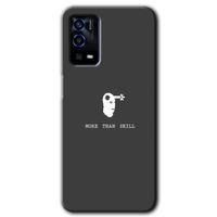 Oppo A55 Kılıf HD Desen Baskılı Arka Kapak - Headshot + Kırılmaz Cam