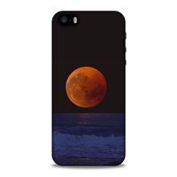 Lopard Apple Iphone 5S Uyumlu Kılıf Gece'S (38) Neo Hybrid Kılıf Kızıl Ay
