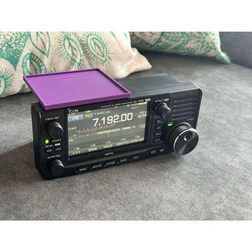 Icom IC-705 Z Match Destek 3D Baskı (Bu ürün Sadece Plastik parçadır - Almadan Önce Soru Sorabilirsiniz)