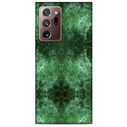 Mermer Desenli (12) Tema Koruyucu Silikon Yeşil Samsung Galaxy Note 20 Ultra Kılıf