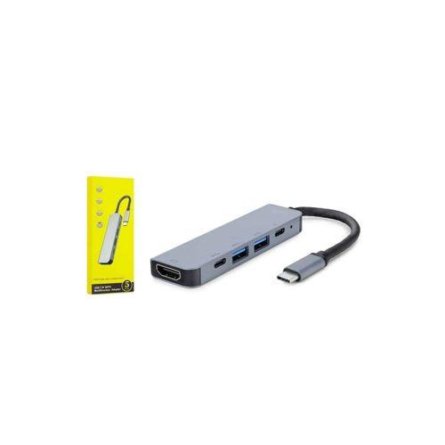 Macbook Pro/air Uyumlu Usb Type-c 8 In 1 Hub Dönüştürücü Çevirici Çoklayıcı Usb Hdmı Micro Sd 8 Girişli