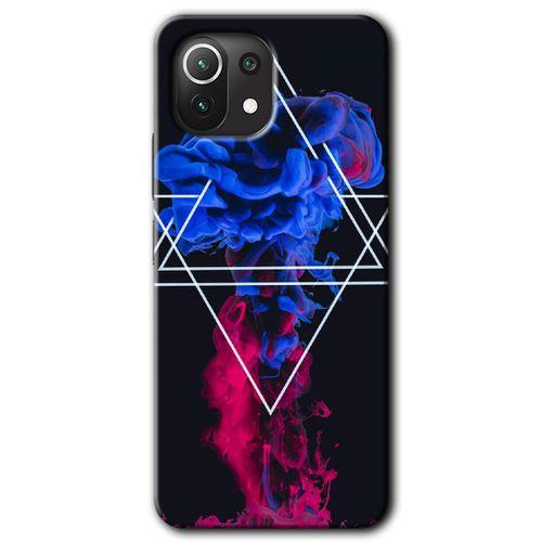 Xiaomi Mi 11 Lite Kılıf Baskılı Arka Kapak - Mekanik Duman 1 +Tam Ekran Koruyucu