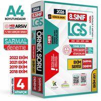 2026 8 Sınıf LGS Ekim Ayı MEB Örnek Soru Tıpkı Basım 4lü Sarmal Deneme Paketi Dijital Çözümlü