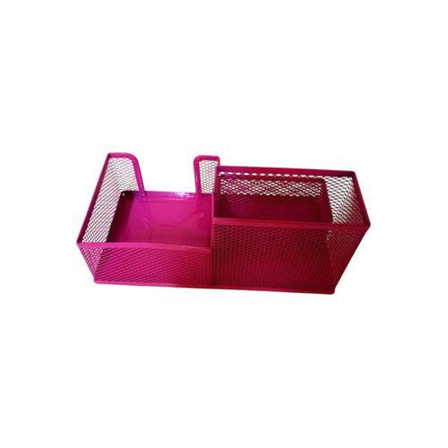 LİNEA METAL PERFORE ÜÇLÜ MASA SETİ ( Pembe)
