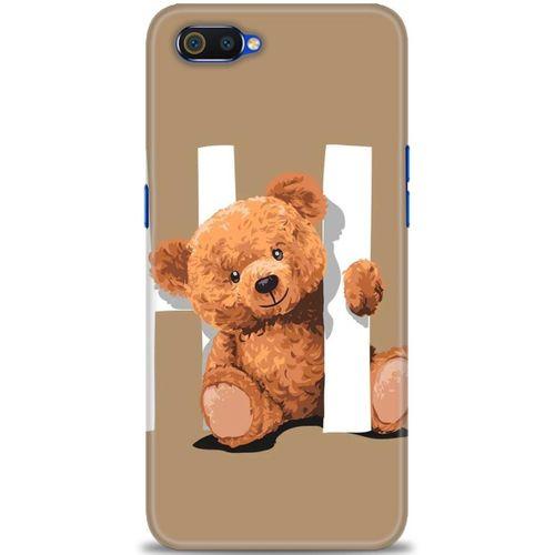 Realme C2 Kılıf HD Baskılı Kılıf - Teddy Hı + Tam Ekran Koruyucu