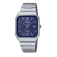 Casio MTP-B185D-2A1VDF Quartz Çelik Gri Lacivert Kadran 33 mm Erkek Kol Saati